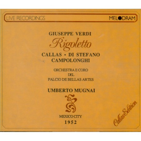 VERDI - Mugnai - Rigoletto, opéra en trois actes..